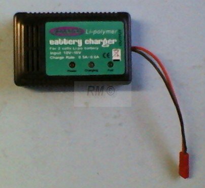 Lipo Lader - Eingang 10-15V - Ausgang 0,5-0,6 A .- 2 Zellen BEC